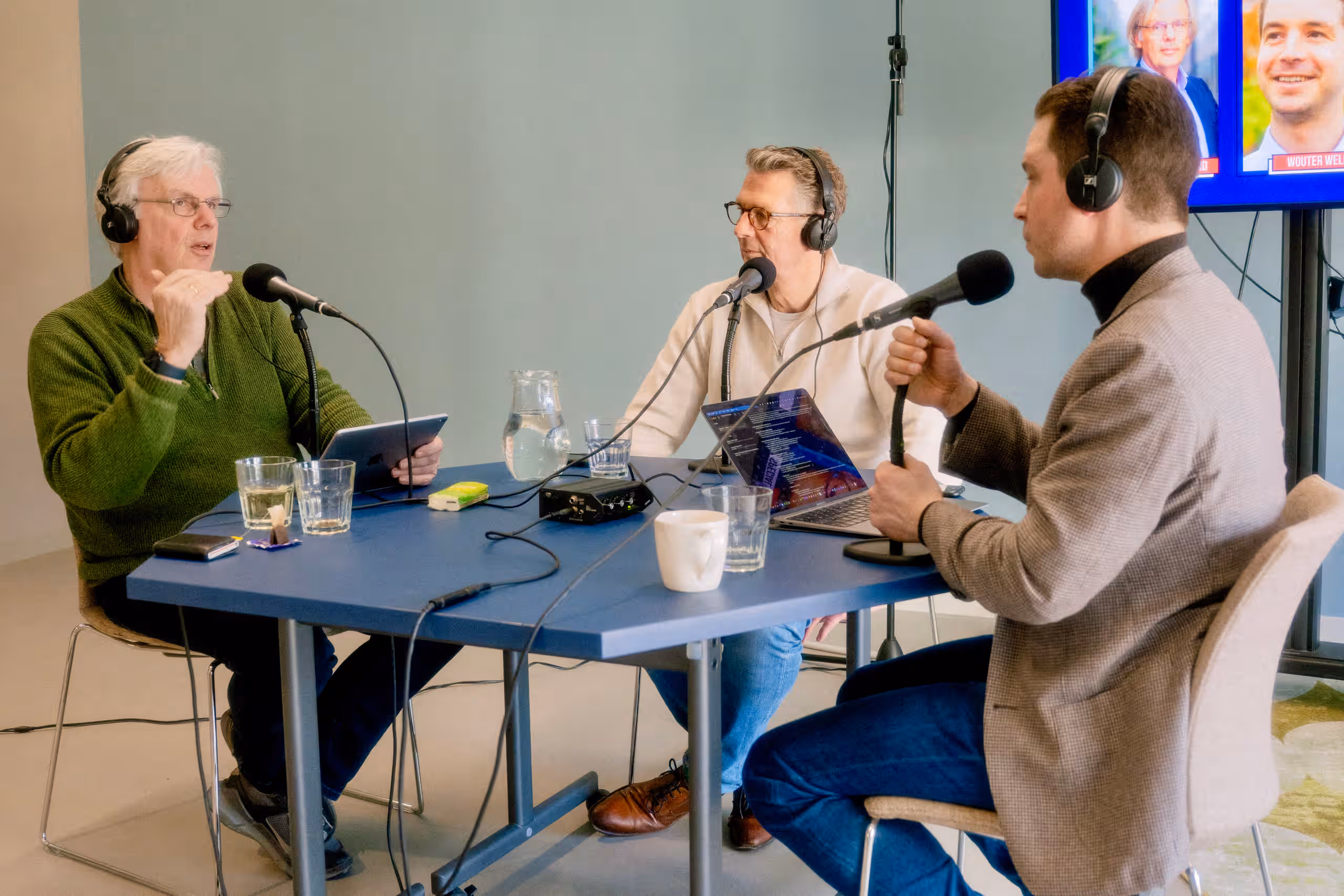 Arre Zuurmond, André Bosman en Wouter Welling