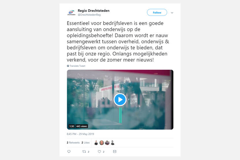 Tweet regio Drechtsteden