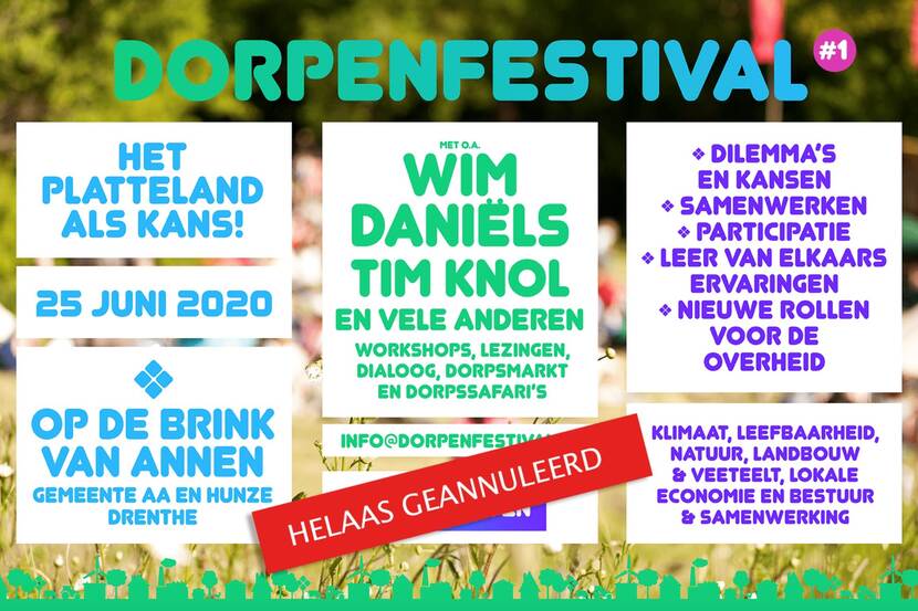 Annulering dorpenfestival