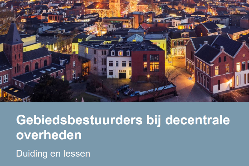 Publicatie Gebiedsbestuurders bij decentrale overheden