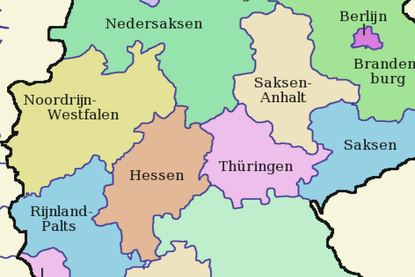 Duitsland met deelstaten