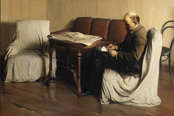 Isaak Brodsky, Lenin in Smoiny, 1917