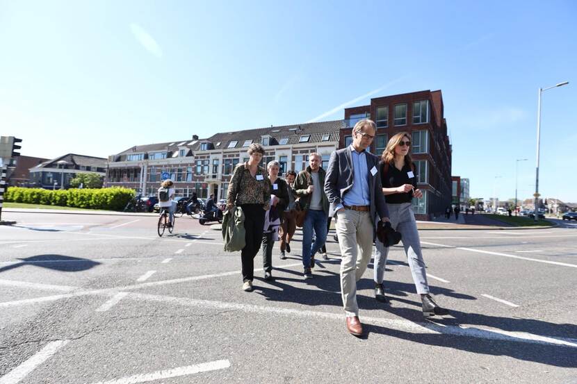 Suzanne Potjer op excursie in Utrecht