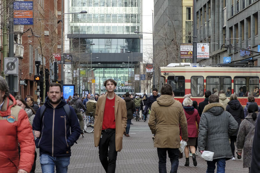 Mensen op straat