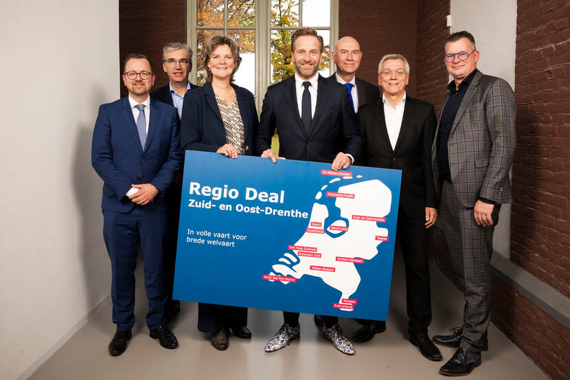 De ondertekening van Regio Deal Zuid- en Oost-Drenthe II op 1 november 2023