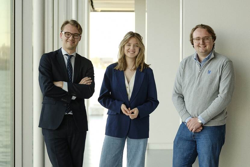 Mitchell Wiegand Bruss, Lotte Prins en Hidde Smid