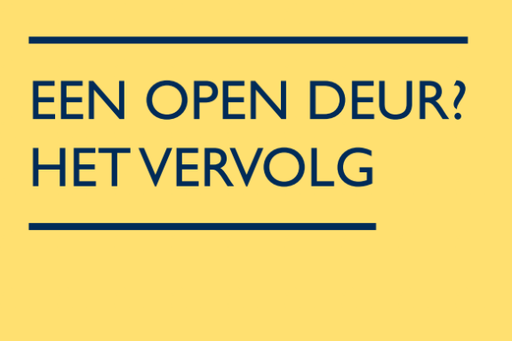 Een open deur? Het vervolg